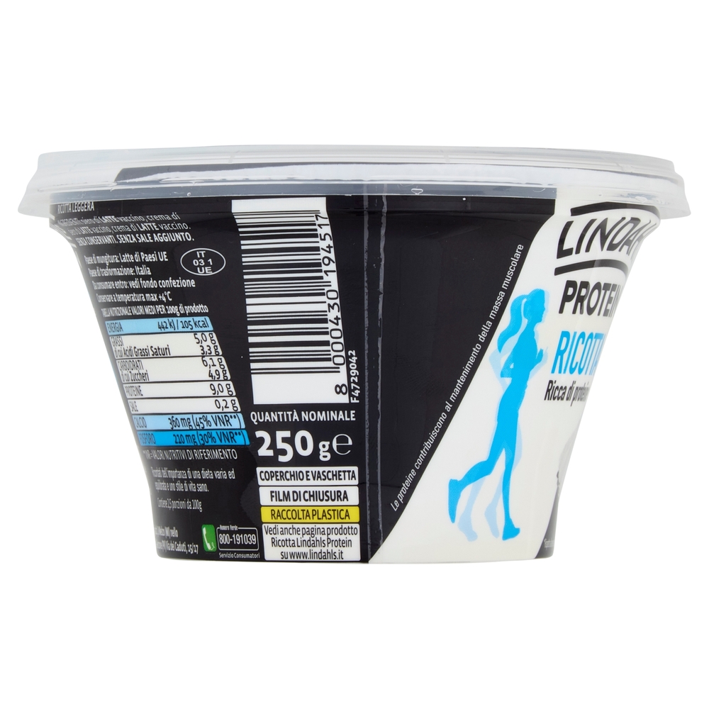 LINDAHLS Protein Ricotta 250 g